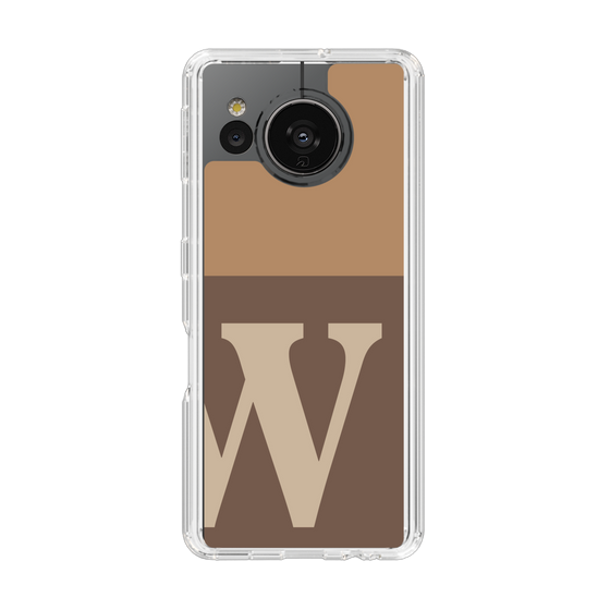 Slim Protection Case［ Original - initial two tone - W brown ］