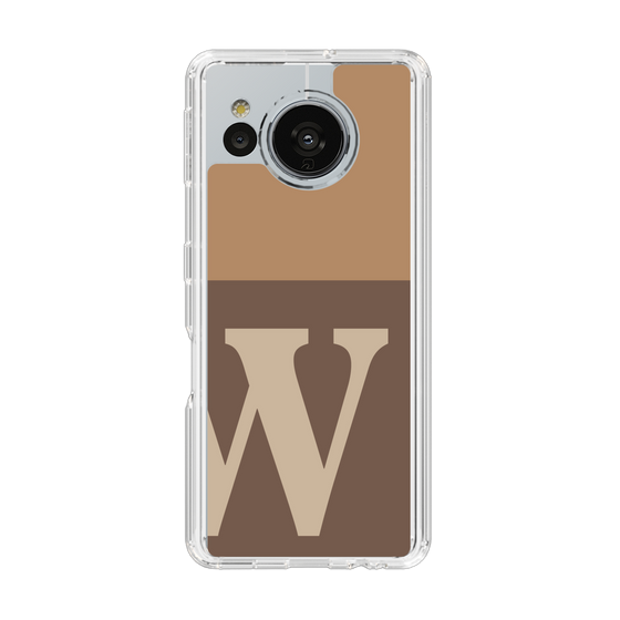 Slim Protection Case［ Original - initial two tone - W brown ］