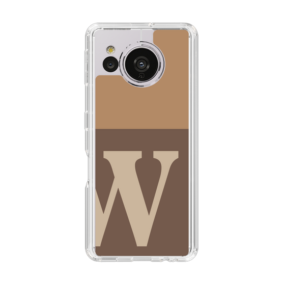 Slim Protection Case［ Original - initial two tone - W brown ］