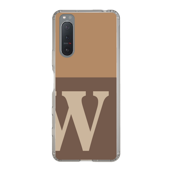 Slim Protection Case［ Original - initial two tone - W brown ］