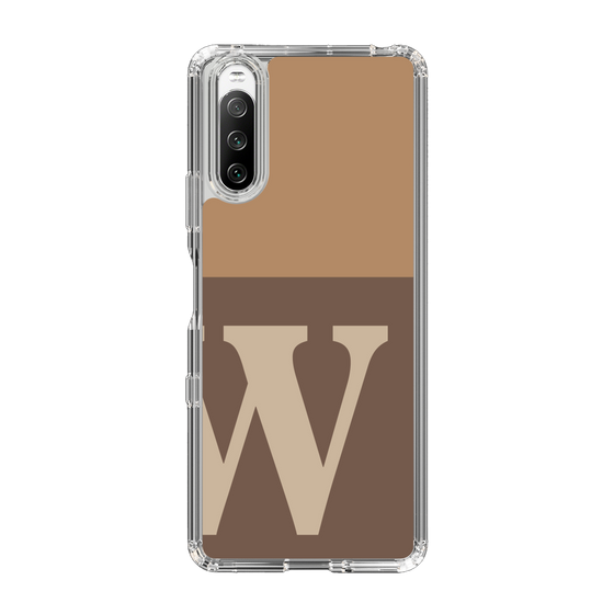 Slim Protection Case［ Original - initial two tone - W brown ］
