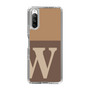 Slim Protection Case［ Original - initial two tone - W brown ］