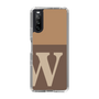 Slim Protection Case［ Original - initial two tone - W brown ］