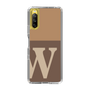 Slim Protection Case［ Original - initial two tone - W brown ］