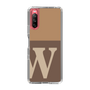 Slim Protection Case［ Original - initial two tone - W brown ］