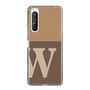 Slim Protection Case［ Original - initial two tone - W brown ］
