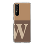 Slim Protection Case［ Original - initial two tone - W brown ］