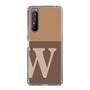 Slim Protection Case［ Original - initial two tone - W brown ］