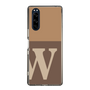 Slim Protection Case［ Original - initial two tone - W brown ］