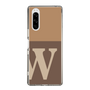 Slim Protection Case［ Original - initial two tone - W brown ］