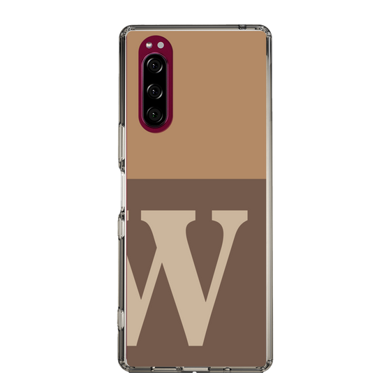 Slim Protection Case［ Original - initial two tone - W brown ］