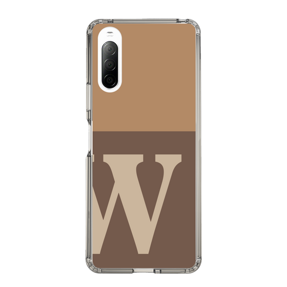 Slim Protection Case［ Original - initial two tone - W brown ］