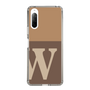 Slim Protection Case［ Original - initial two tone - W brown ］
