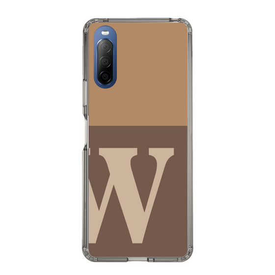 Slim Protection Case［ Original - initial two tone - W brown ］