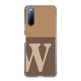 Slim Protection Case［ Original - initial two tone - W brown ］