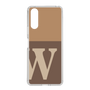 Slim Protection Case［ Original - initial two tone - W brown ］