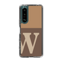 Slim Protection Case［ Original - initial two tone - W brown ］