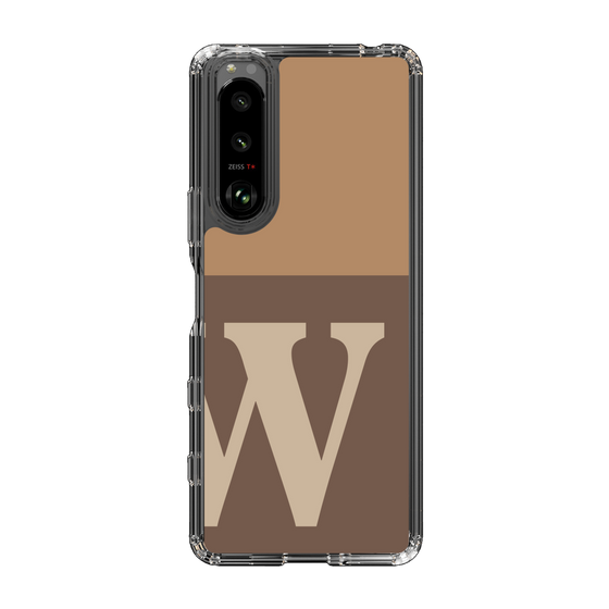 Slim Protection Case［ Original - initial two tone - W brown ］