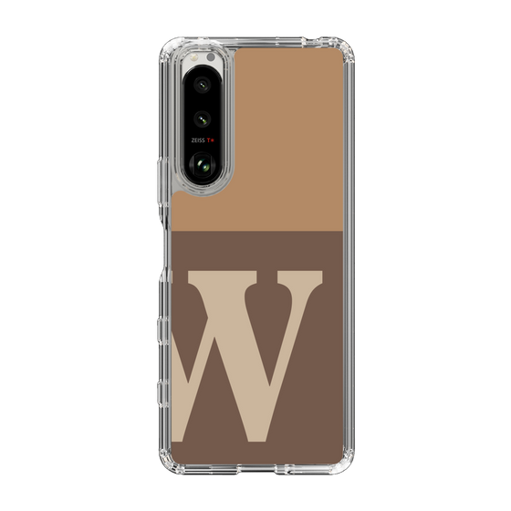 Slim Protection Case［ Original - initial two tone - W brown ］