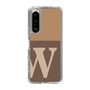 Slim Protection Case［ Original - initial two tone - W brown ］