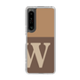 Slim Protection Case［ Original - initial two tone - W brown ］