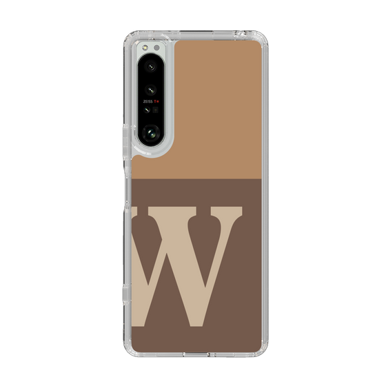 Slim Protection Case［ Original - initial two tone - W brown ］