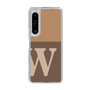 Slim Protection Case［ Original - initial two tone - W brown ］