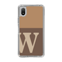 Slim Protection Case［ Original - initial two tone - W brown ］