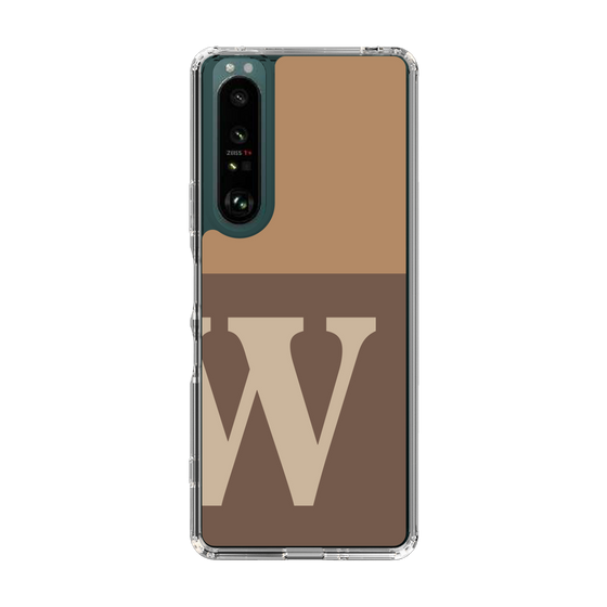 Slim Protection Case［ Original - initial two tone - W brown ］
