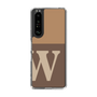 Slim Protection Case［ Original - initial two tone - W brown ］