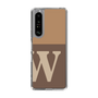 Slim Protection Case［ Original - initial two tone - W brown ］