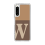 Slim Protection Case［ Original - initial two tone - W brown ］