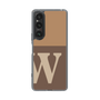Slim Protection Case［ Original - initial two tone - W brown ］