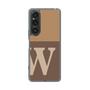 Slim Protection Case［ Original - initial two tone - W brown ］