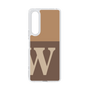 Slim Protection Case［ Original - initial two tone - W brown ］
