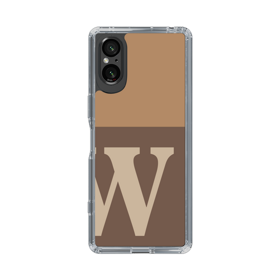 Slim Protection Case［ Original - initial two tone - W brown ］