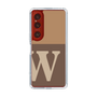 Slim Protection Case［ Original - initial two tone - W brown ］