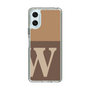 Slim Protection Case［ Original - initial two tone - W brown ］