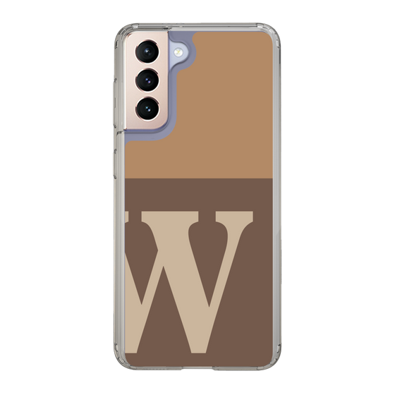 Slim Protection Case［ Original - initial two tone - W brown ］