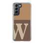 Slim Protection Case［ Original - initial two tone - W brown ］