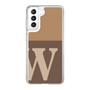 Slim Protection Case［ Original - initial two tone - W brown ］