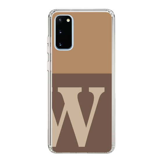 Slim Protection Case［ Original - initial two tone - W brown ］