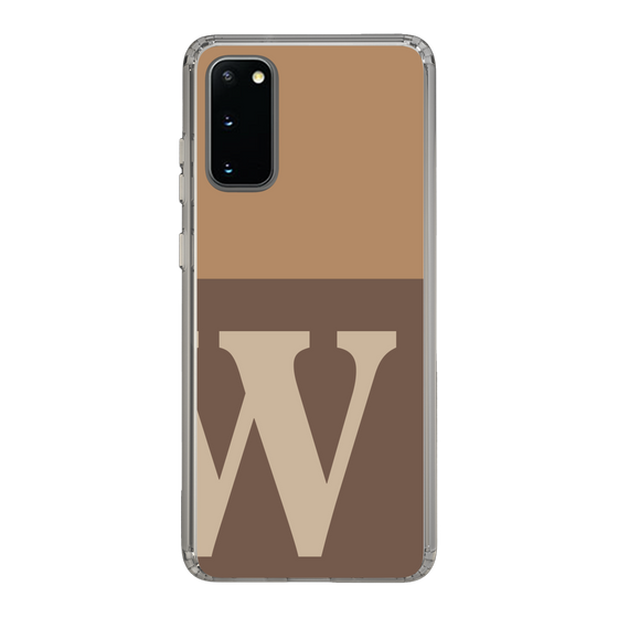 Slim Protection Case［ Original - initial two tone - W brown ］