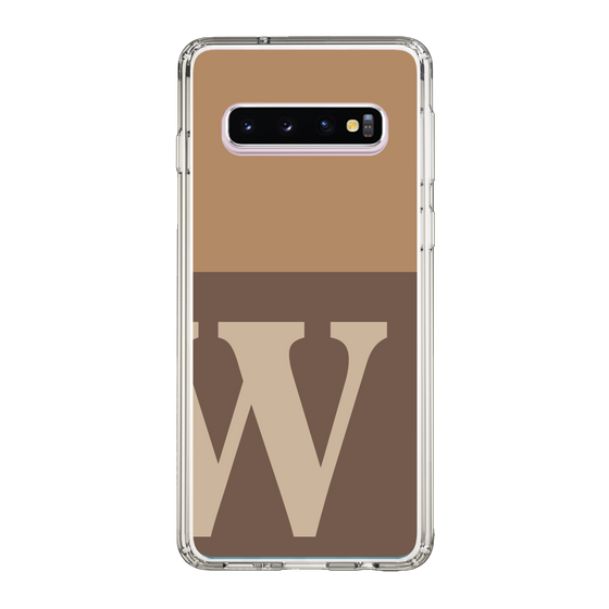 Slim Protection Case［ Original - initial two tone - W brown ］