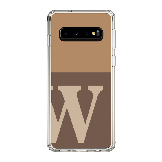 Slim Protection Case［ Original - initial two tone - W brown ］