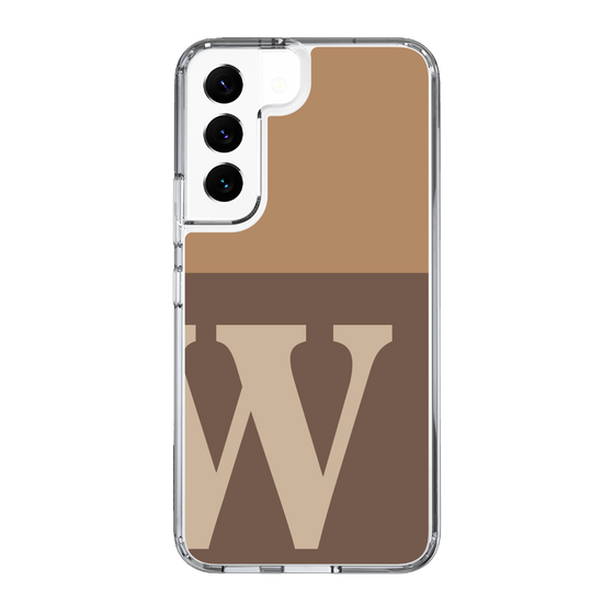Slim Protection Case［ Original - initial two tone - W brown ］