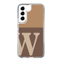 Slim Protection Case［ Original - initial two tone - W brown ］