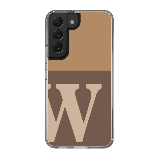 Slim Protection Case［ Original - initial two tone - W brown ］