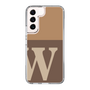 Slim Protection Case［ Original - initial two tone - W brown ］