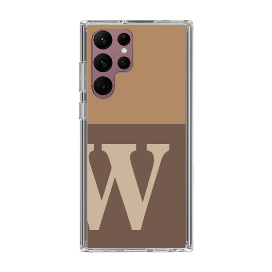 Slim Protection Case［ Original - initial two tone - W brown ］